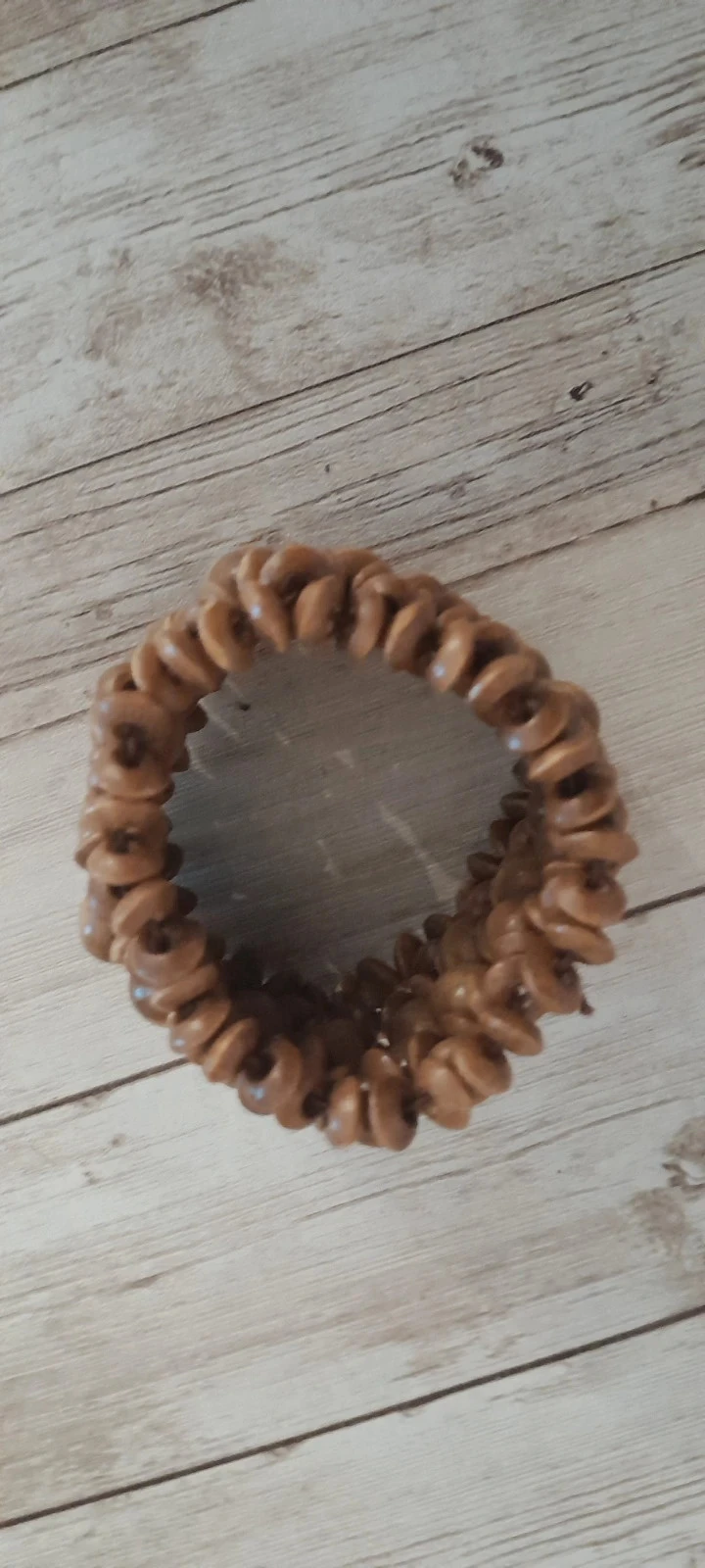 Pulsera de madera, color nuez/beige oscuro, Bohème – photo 4